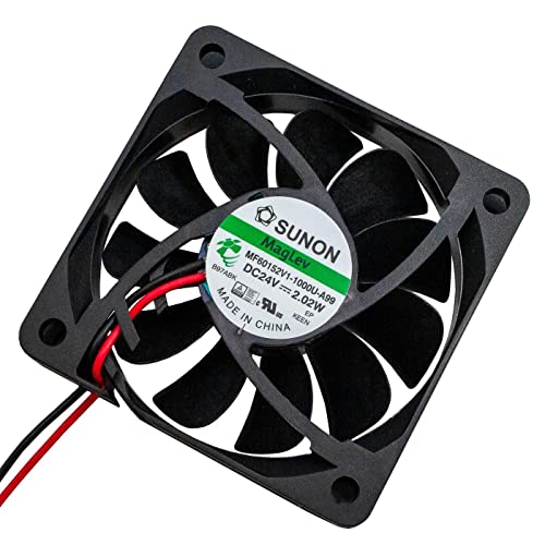 Fan Ventilateur 24V DC 1,8W 60x60x15mm 44,8m³ h 4700U Min 44,8m³ h Sunon MF60152V11000UA99