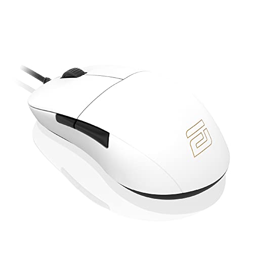 ENDGAME GEAR XM1r Souris Gaming - PixArt PAW3370 Capteur Optique - 50 à 19.000 CPI - 5 Boutons - Kailh GM 8.0 Switchs - 80 Millions clics - USB - Ergonomique - Poids de Seulement 70g - Blanc