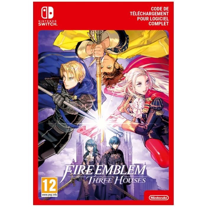 Fire Emblem Three Houses • Code de telechargement pour Nintendo Switch
