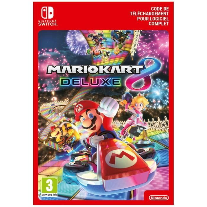 Mario Kart 8 Deluxe • Code de telechargement pour Nintendo Switch
