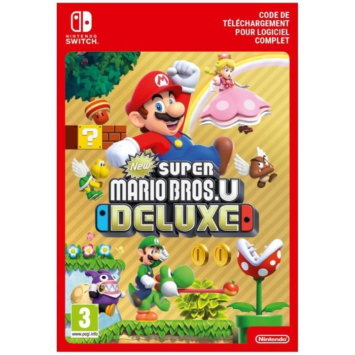 New Super Mario Bros. U Deluxe • Code de telechargement pour Nintendo Switch