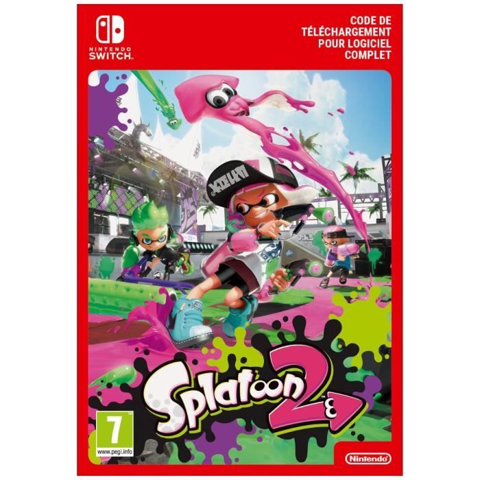 Splatoon 2 • Code de telechargement pour Nintendo Switch