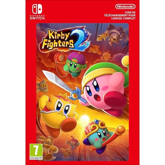 Kirby Fighters 2 • Code de telechargement pour Nintendo Switch