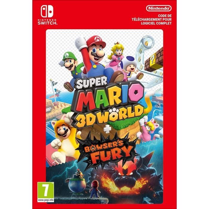 Super Mario 3D World Bowsers Fury • Code de telechargement pour Nintendo Switch