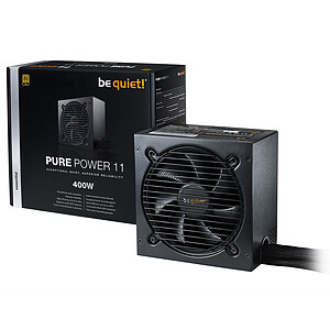 be quiet be quiet! Pure Power 11 400W unitA� d alimentation d A�nergie 20 4 pin ATX ATX Black
