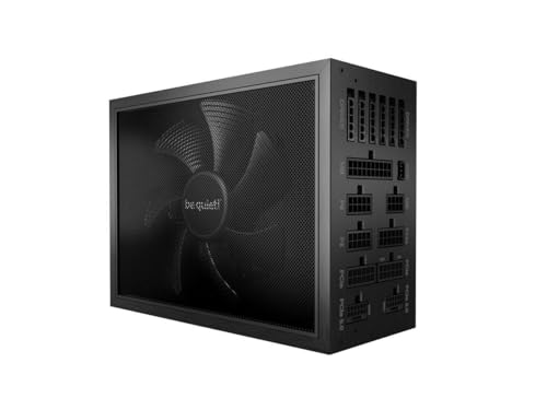 be quiet! Dark Power Pro 13 BN500 1300 W, ATX 3.0, 80 Plus Titanium, Régulation numérique, pour Cartes Graphiques PCIe 5.0 et PCIe 6 2, 2 câbles 12VHPWR Inclus, câbles modulaires à Gaine individuelle
