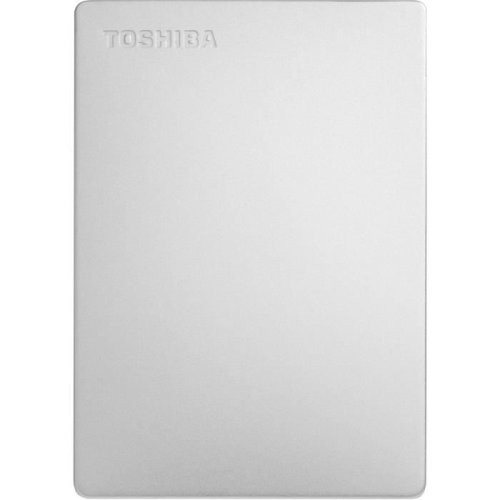 Disque dur externe - TOSHIBA - Canvio Slim - 2 To - Silver