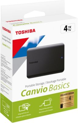 Disque dur TOSHIBA Pack 4 To canvio basics Housse
