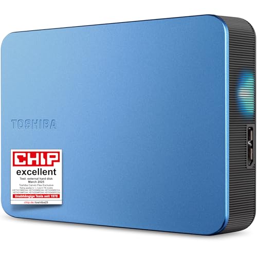Toshiba Canvio Flex 4TB metallic blue