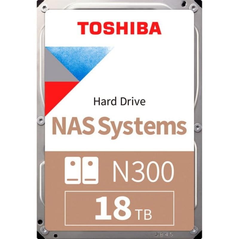 Toshiba Disque dur interne Toshiba 18TB SATA III 7200RPM N300 NAS CMR 512MB Cache