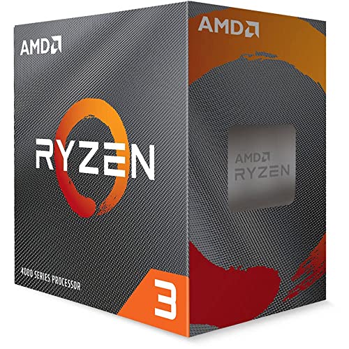 AMD Ryzen 3 4100 Processeur (4 Coeurs 8 Threads, 65W TDP, Cache 6Mo, jusqu'à 4.0 GHz Fréquence Boost, Ventilateur wraith Stealth)