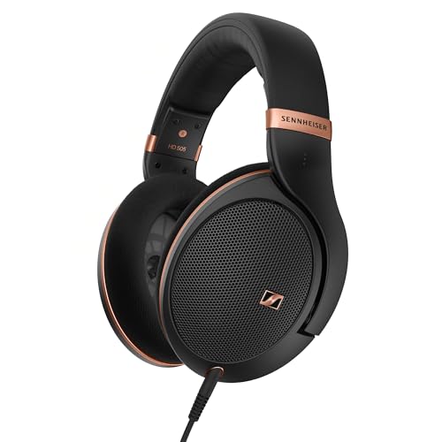 Sennheiser HD 505 - Casque Gaming Filaire Over Ear avec Son Transparent et Basses Contrôlées, Confort Amélioré, Studio pour Musique, Travail, Casque PS4, Audiophiles, Étudiants, Voyage, Édition Cuivre