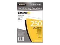 Fellowes Laminating Pouches - pack de 250 - brillant - 216 x 303 mm - pochettes plastifiees