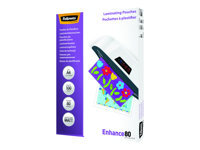 Fellowes - pack de 100 - mat - A4 - pochettes plastifiees