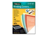 Fellowes - 100 unites - couverture a reliure PVC