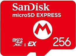 Carte Micro SD SANDISK Express 256 go Switch 2