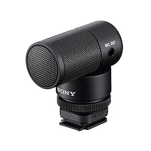 Sony Microphone Sony ECM-G1 3.5 mm supercardioïde pour caméra avec pare-brise