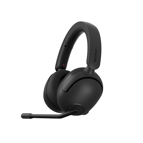Sony INZONE H5 - Casque Gaming sans-Fil, 360 Spatial Sound for Gaming, Confortable, Autonomie de 28 Heures, Faible Latence, Micro Perche de Haute qualité, Compatible PC PS5 - Noir