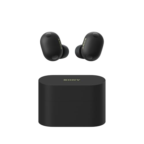 Sony WF-1000XM6 Écouteurs sans Fil Premium avec réduction de Bruit ANC | Intra-auriculaires Hi-Res, ANC, appels IA, EQ 10 bandes, autonomie 24h, IPX4, iOS Android, Noir