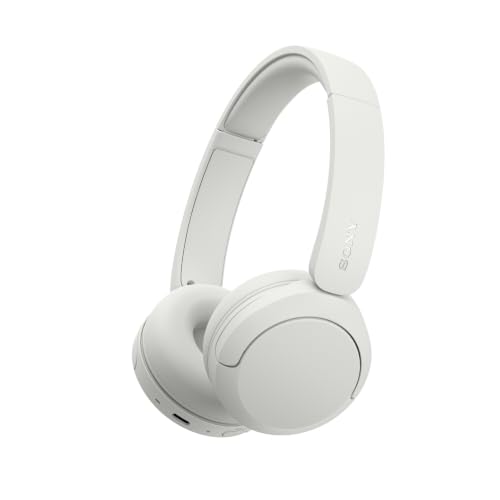 Sony WH-CH530 Casque Bluetooth sans Fil - Blanc | Léger, égaliseur 10 bandes, 360 Reality Audio, appels clairs optimisés par IA, 55h d’autonomie, charge rapide, iOS Android