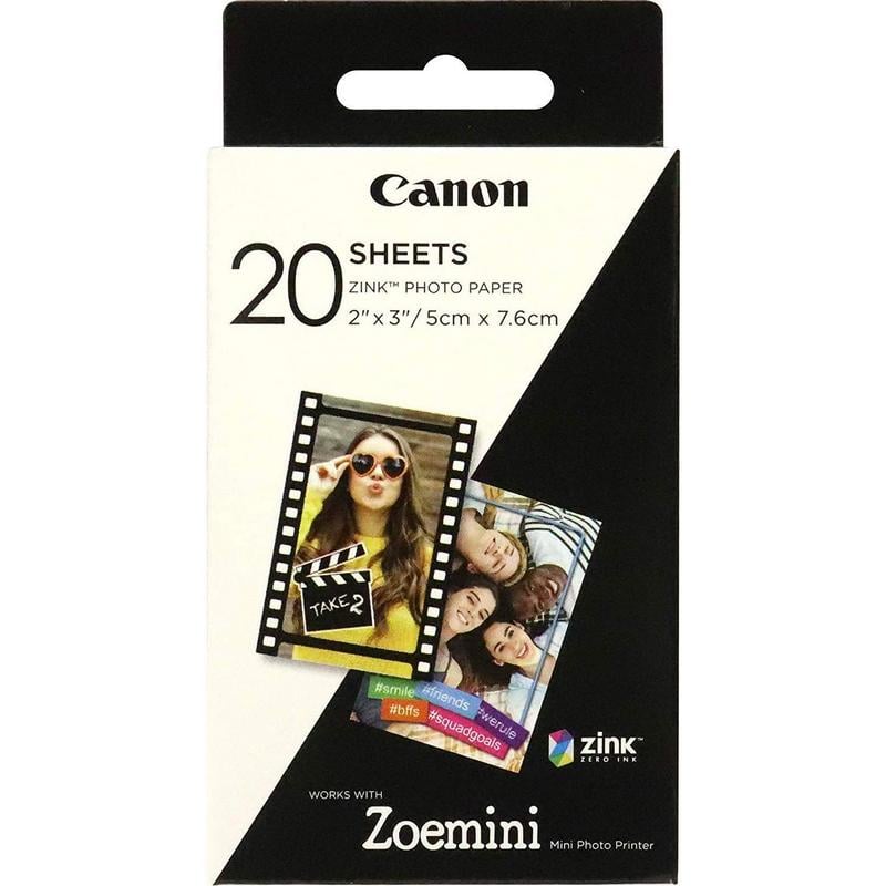 Canon ZINK 20 feuilles de papier photo 5 x 7.6 cm