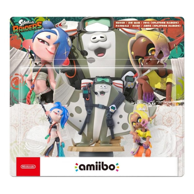 Nintendo Figurine Amiibo Splatoon Raiders Shiver, Big Man, Frye pour Nintendo Switch 2