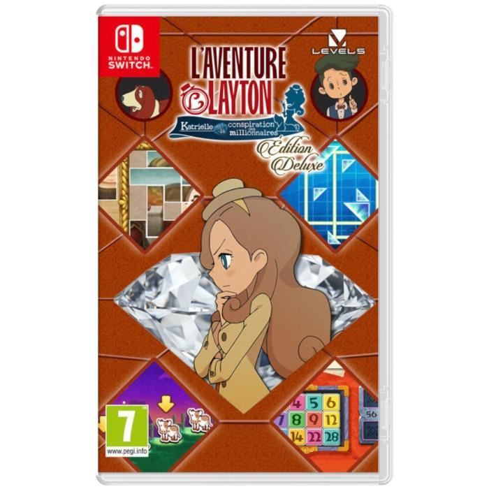 LAventure Layton Katrielle et la Conspiration des Millionnaires - Deluxe • Jeu Nintendo Switch