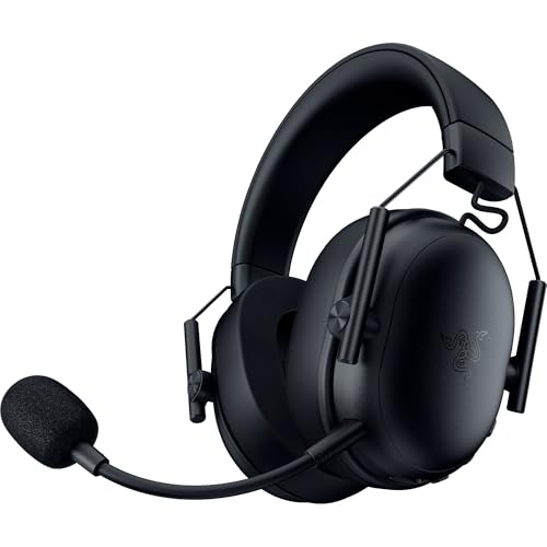 Razer BlackShark V3 X HyperSpeed - Casque sans Fil pour e-Sport - Ultra léger 270g - Haut-parleurs Triforce 5 mm - Microphone Cardioïde - Son Surround - HyperSpeed 2,4 GHz Bluetooth - PC Mac | Noir