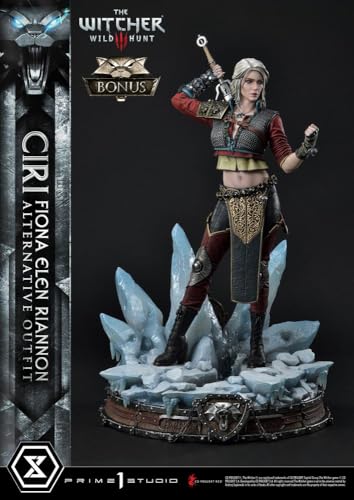 Prime 1 Studio Witcher 3 Wild Hunt Statuette 1 4 Cirilla Fiona Elen Riannon Alternative Outfit Deluxe Bonus Version 55 cm