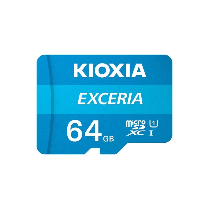 kioxia Kioxia Exceria MicroSDXC 64 Go UHS-I U1 Classe 10 Adaptateur SD