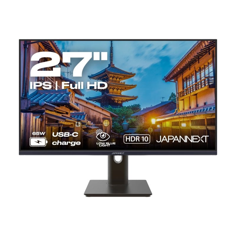 japannext JAPANNEXT JN-IPS27FHDR-C65W-HSP 27 LED IPS FullHD 100 Hz FreeSync USB-C