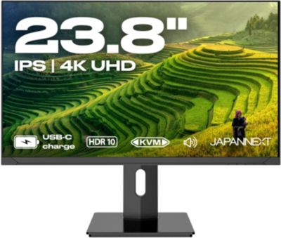 Ecran Pc 4k JAPANNEXT Jn-Ips2380uhdr-C65w-Hsp 24 Ips 4k Hdr10 Usb-C 65w Kvm