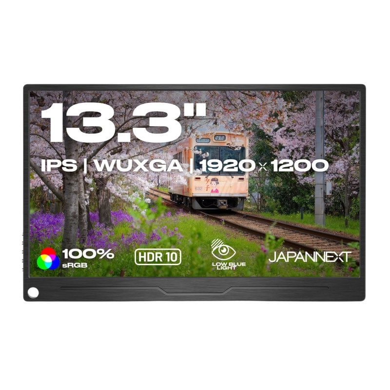 japannext Écran PC JAPANNEXT JN-MD-IPS133WUXGAR 13.3 WUXGA 60Hz IPS HDR G-Sync FreeSync 25ms