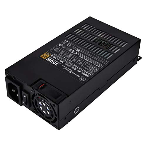 SilverStone FX350-G - Série Flex, 350 W, Alimentation PC 80 Plus Gold, Ventilateur à Faible Bruit 40 mm - Noir