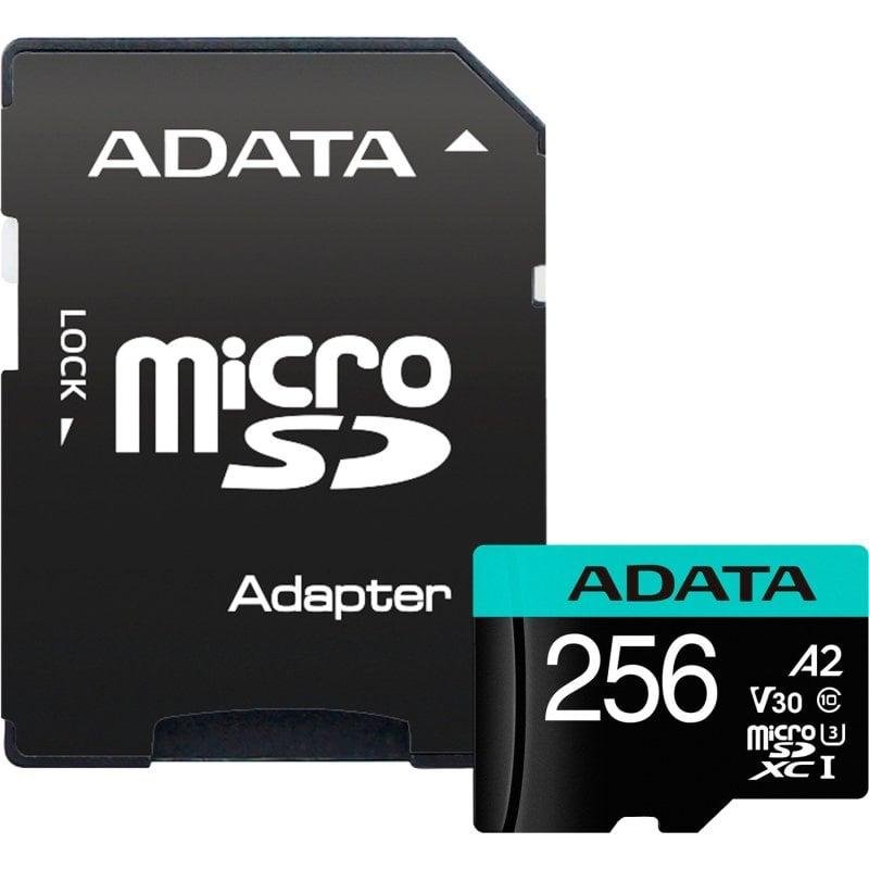 ADATA Carte mémoire Adata Premier Pro 256GB MicroSDXC UHS-I U3 V30 A2