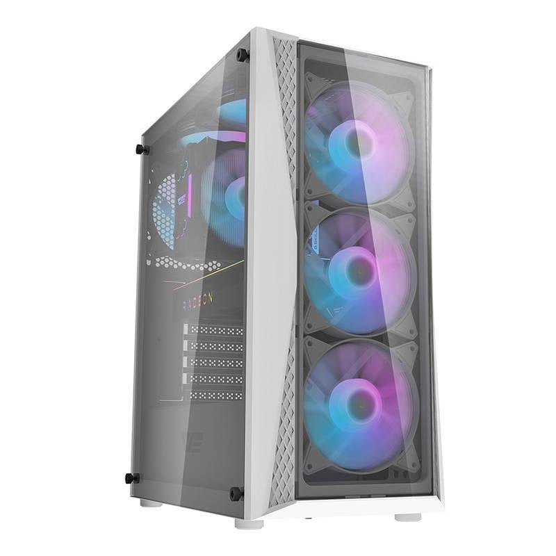 darkflash Boîtier PC Darkflash DK352 Plus White 4 Ventilateurs ARGB