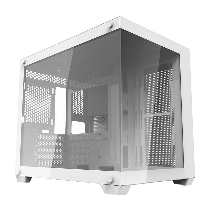 darkflash Boîtier PC Darkflash C285MP White Double Verre Trempé