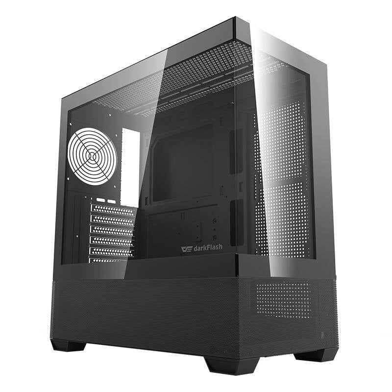 darkflash Boîtier PC Darkflash DS900 AIR Tour Moyenne Verre Trempé Black
