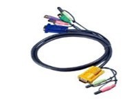Aten 2L-5302P - cable clavier video souris audio - 1.83 m