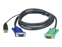 Aten 2L-5201U - cable clavier video souris (KVM) - 1.2 m