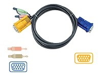 Aten 2L-5203A - cable video audio - 3 m