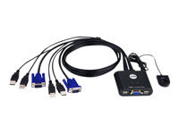 Aten Switch KVM Aten CS22U 2 ports USB VGA sélecteur à distance QXGA