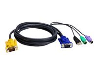 Aten 2L-5302UP - cable clavier video souris (KVM) - 1.8 m