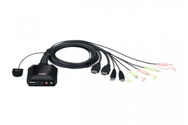 Aten ATEN CS22H Switch KVM HDMI 4K USB avec telecommande