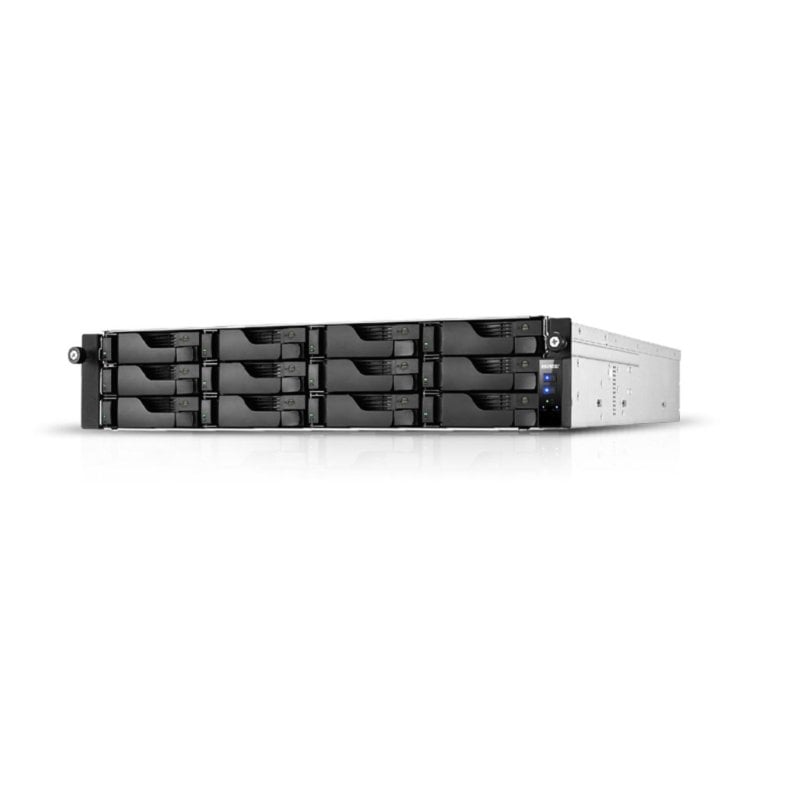asustor NAS rack 2U Asustor AS6512RD Intel Atom C3538 8GB DDR4 12 baies hot-swap RAID