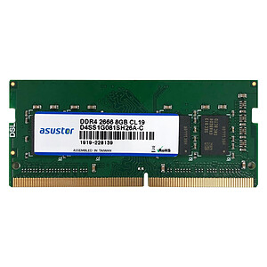 ASUSTOR 8 Go 1x8Go DDR4 SO DIMM 2666 MHz AS 8GD4