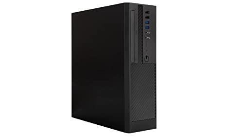 InWin CKJ722.FF300TB3 Boîtier de Bureau Micro-ATX, Taille compacte 9L, Alimentation TFX 300 W Standard pré-installée et Ventilateur de 80 mm x 1