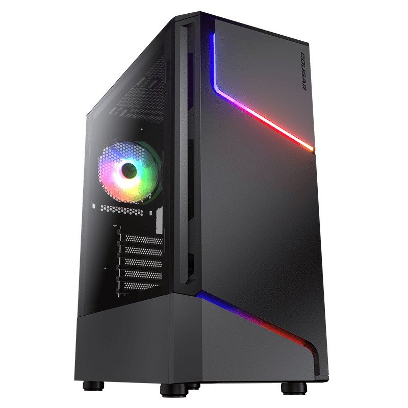 Cougar MX360 RGB Miditower ATX Verre Trempé USB 3.0 Black