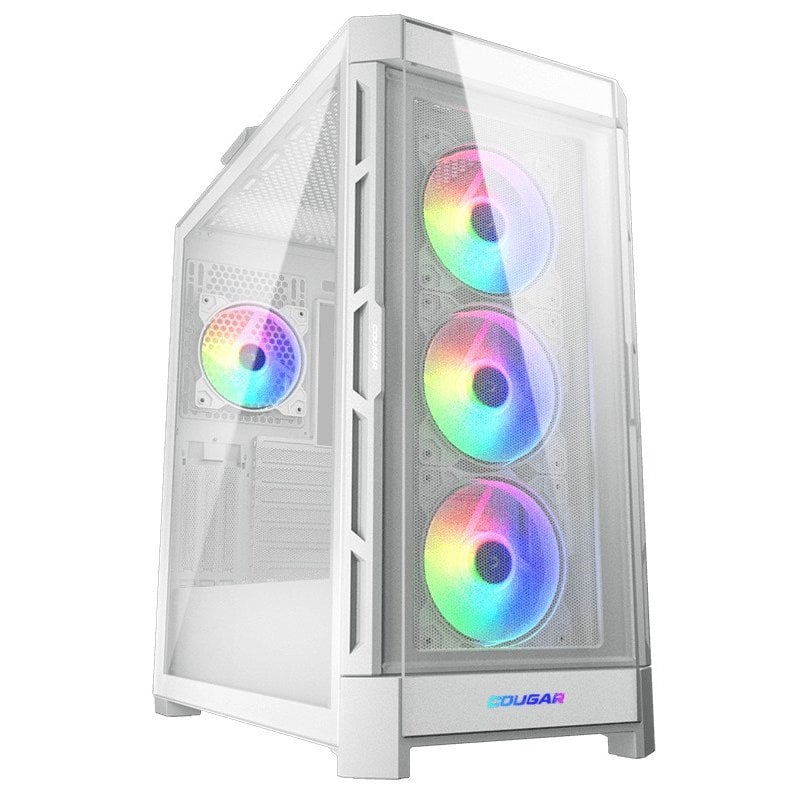 Cougar Cougar DuoFace Pro RGB Tour Moyenne Verre Trempé USB-C White