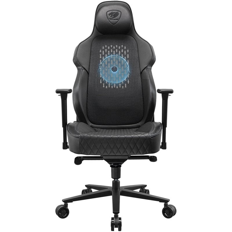Cougar Chaise de jeu Cougar Nxsys Aero avec ventilateur Black